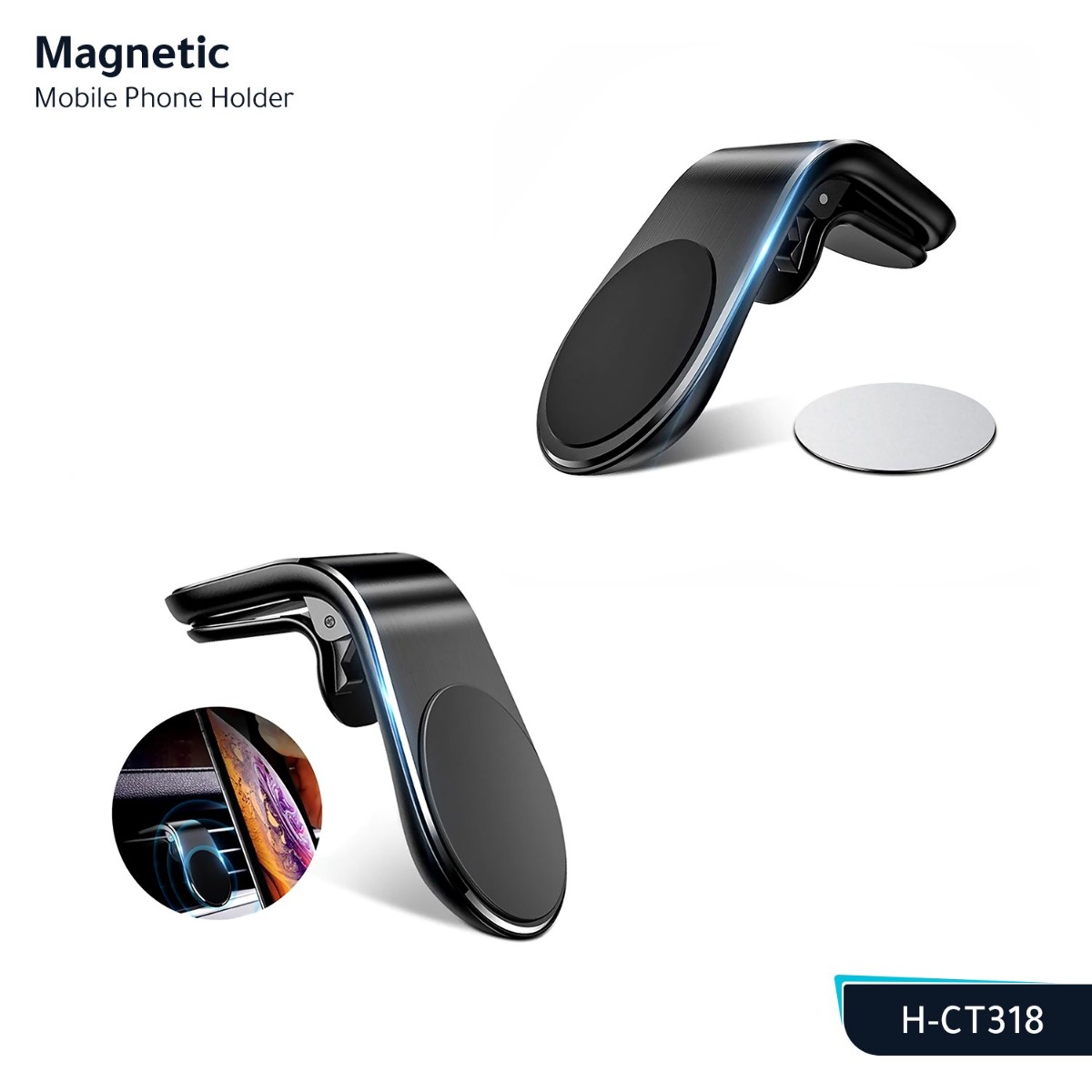 حمالة الهاتف H-CT318 المغناطيسية