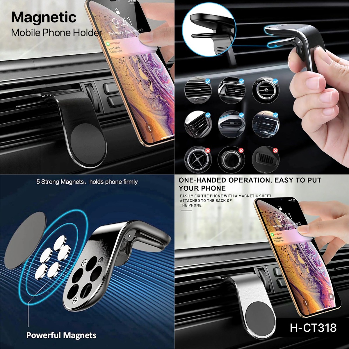 H-CT318 Magnetic Mobile Phone Holder