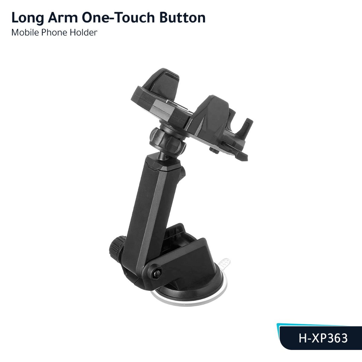 H-XP363 Long Arm One-Touch Button Mobile Phone Holder
