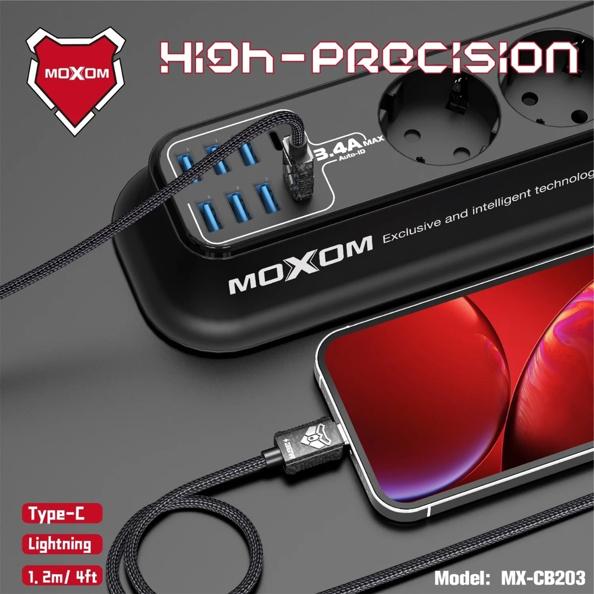 MOXOM MX-CB203 36W PD Cable