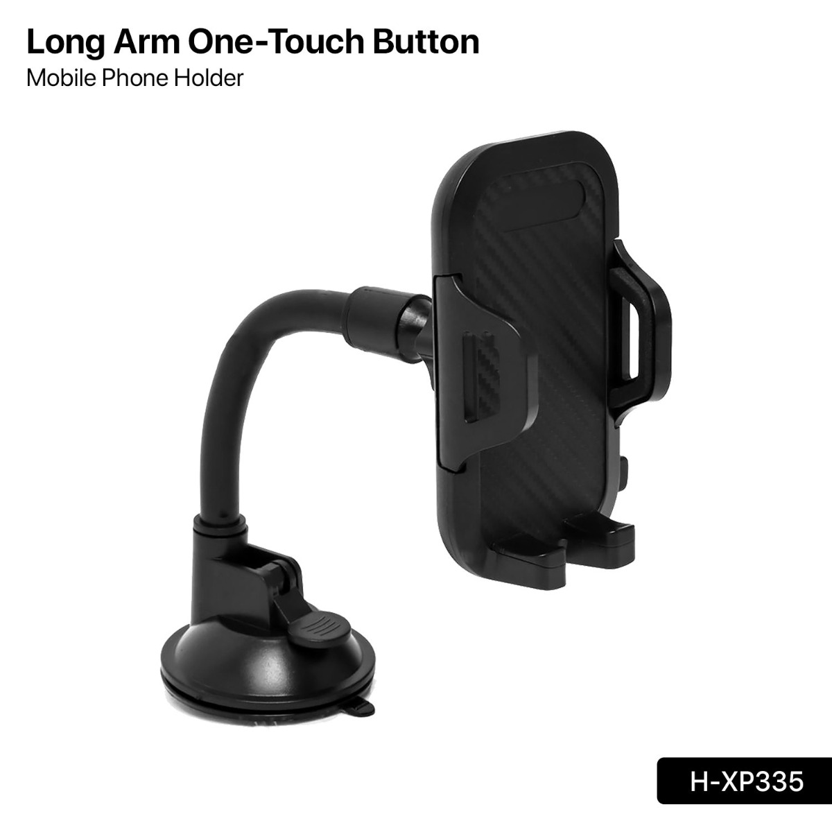 HOSE H-XP335 Long Arm One-Touch Button Mobile Phone Holder