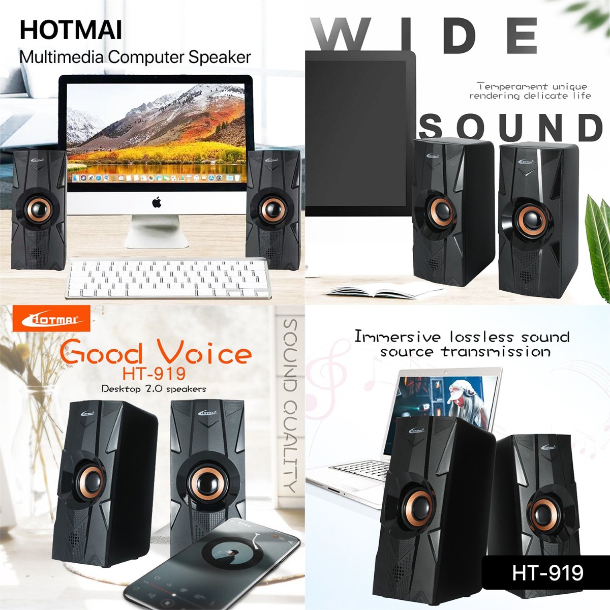 سبيكر ملتيميديا HOTMAI HT-919