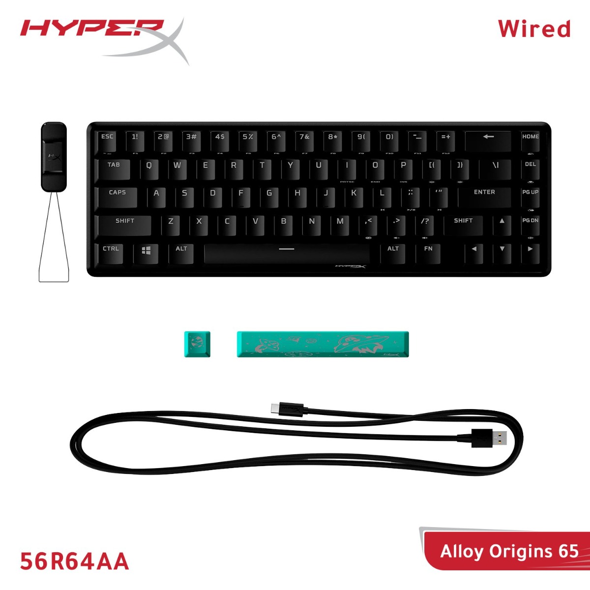 كيبورد HyperX Alloy Origins 65 سلكي للألعاب