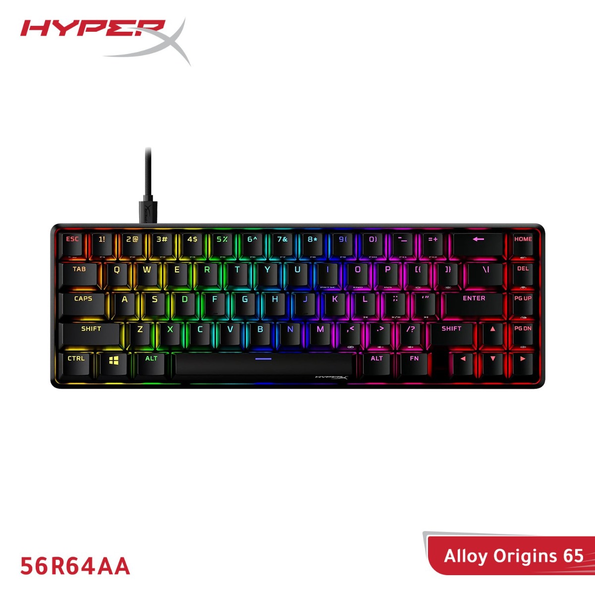 HyperX Alloy Origins 65 Wired Gaming Keyboard