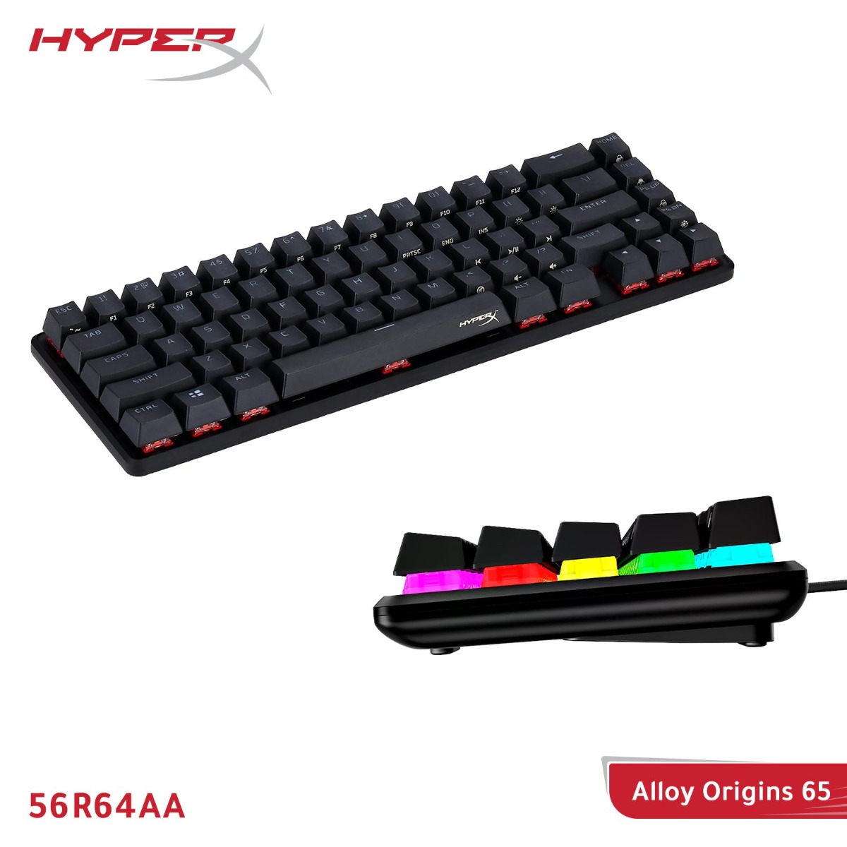 كيبورد HyperX Alloy Origins 65 سلكي للألعاب