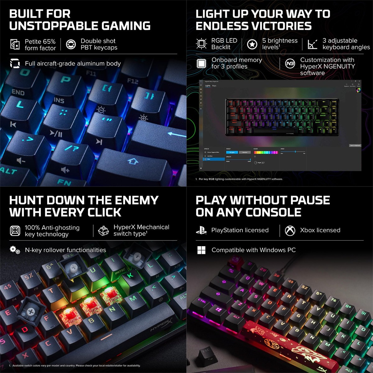 HyperX Alloy Origins 65 Wired Gaming Keyboard