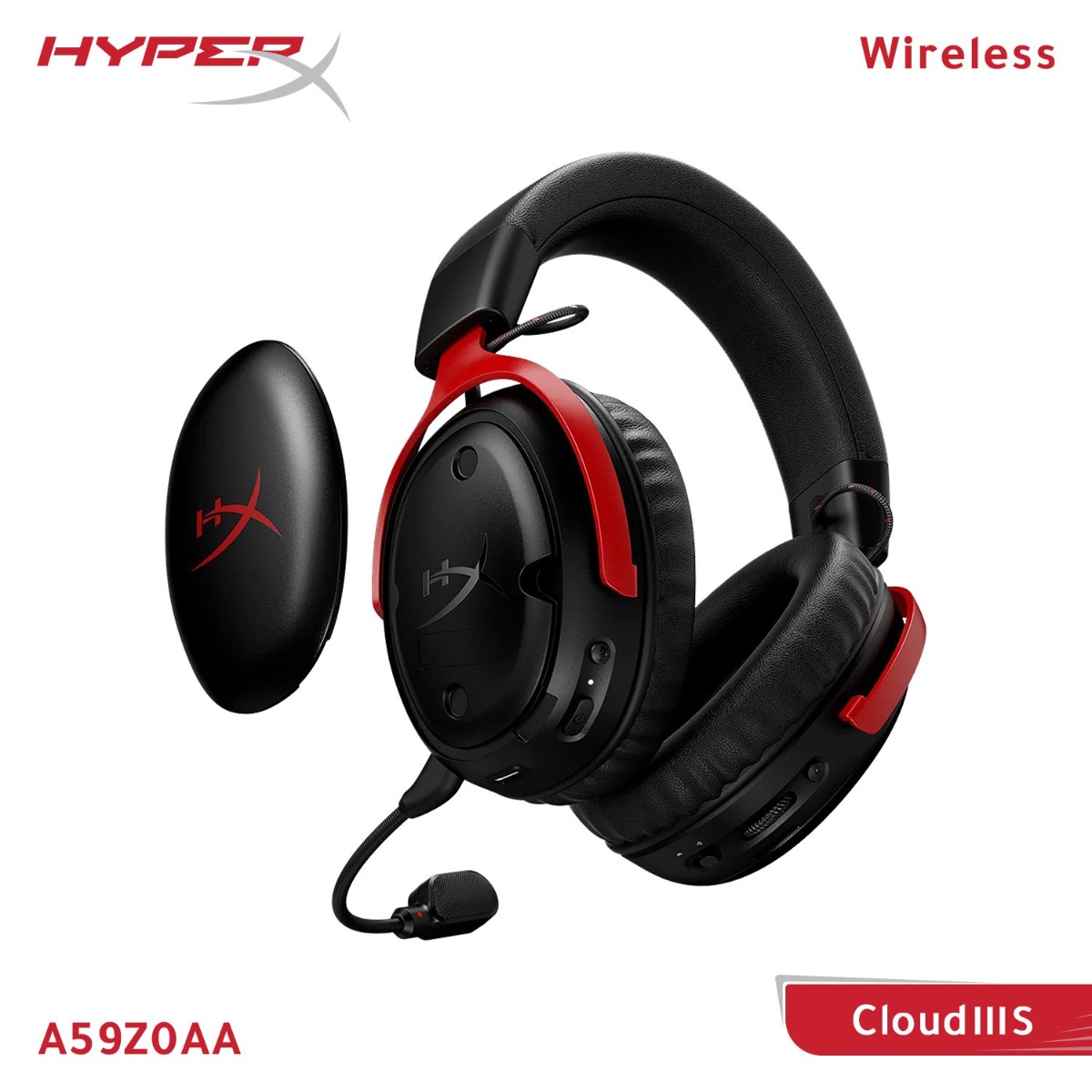 HyperX Cloud III S Wireless Computer Gaming Headphone