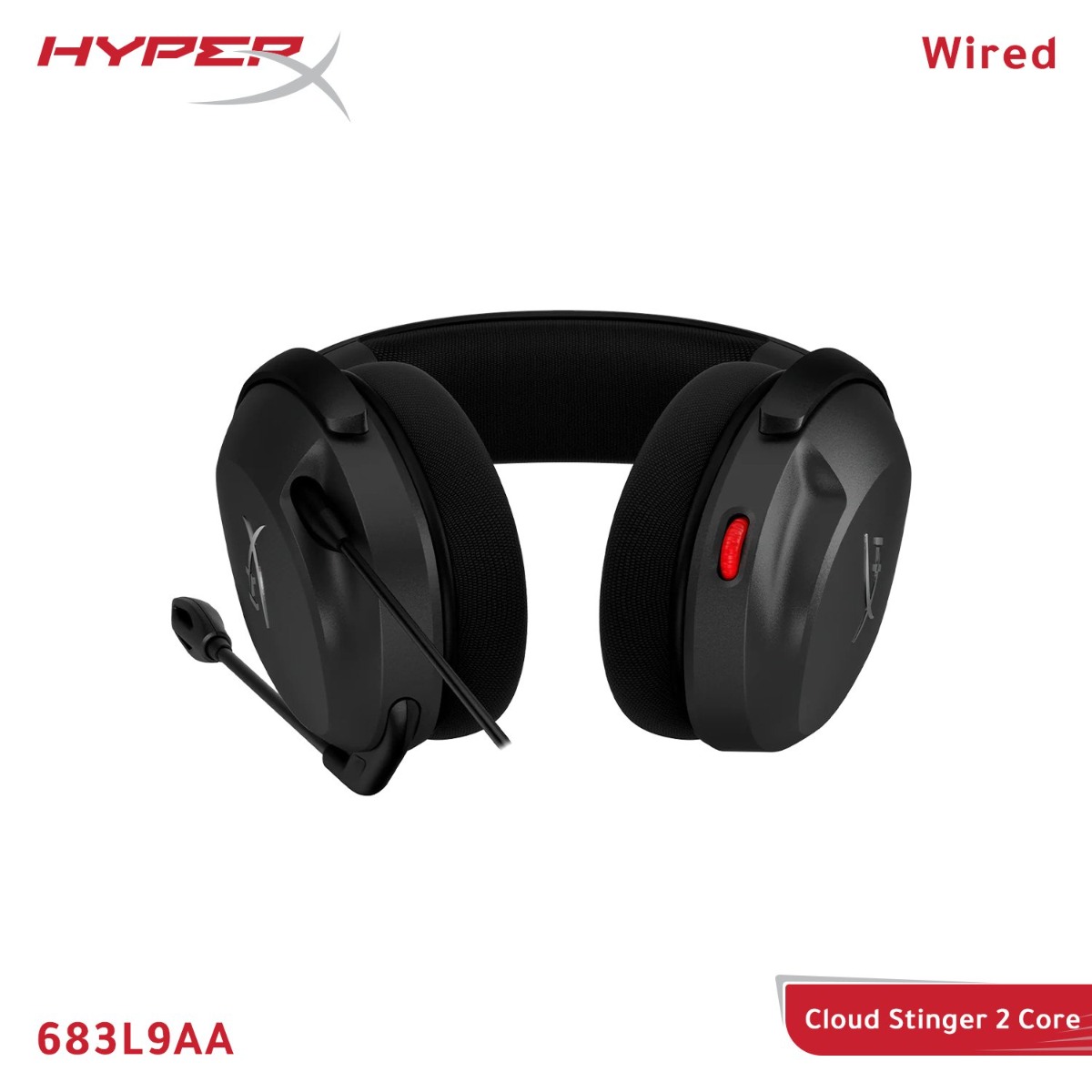 سماعة الرأس HyperX Cloud Stinger 2 Core سلكية لألعاب الكمبيوتر