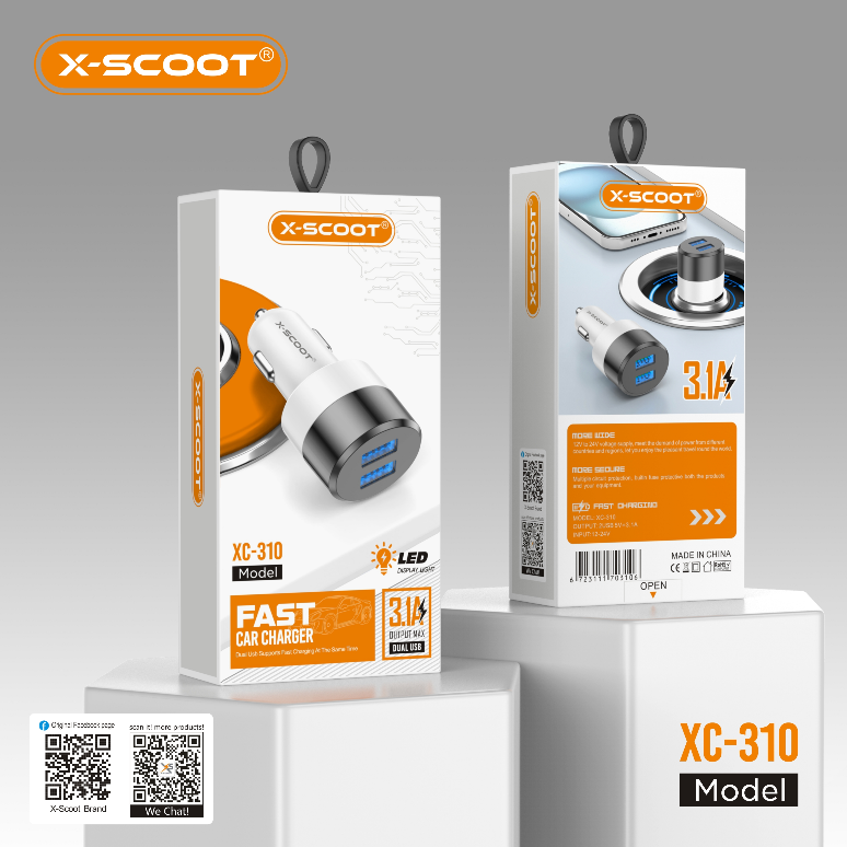 شاحن سيارة X-SCOOT XC-310 3.1A