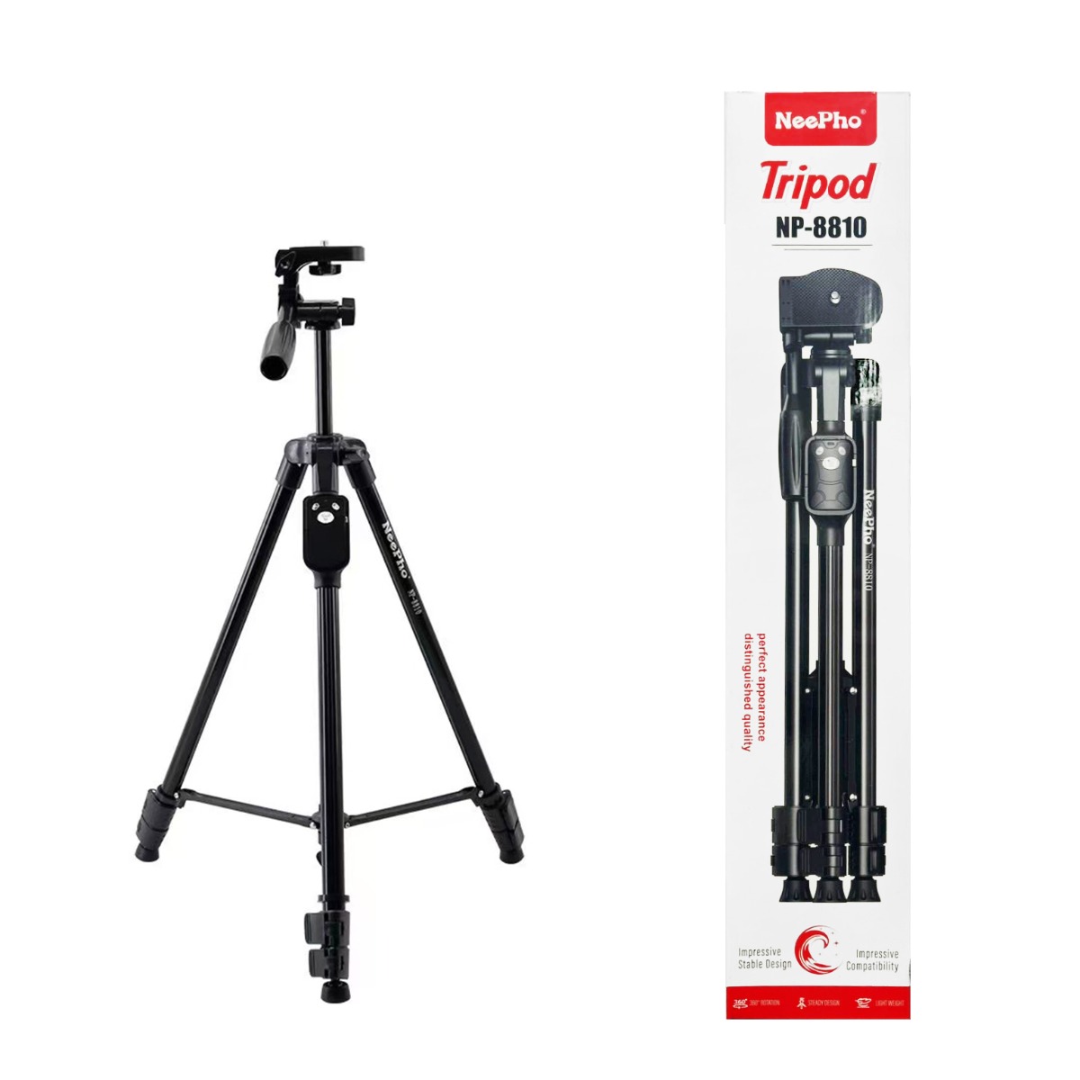 ستاند NeePho NP-8810 1.5M Tripod مع ريموت