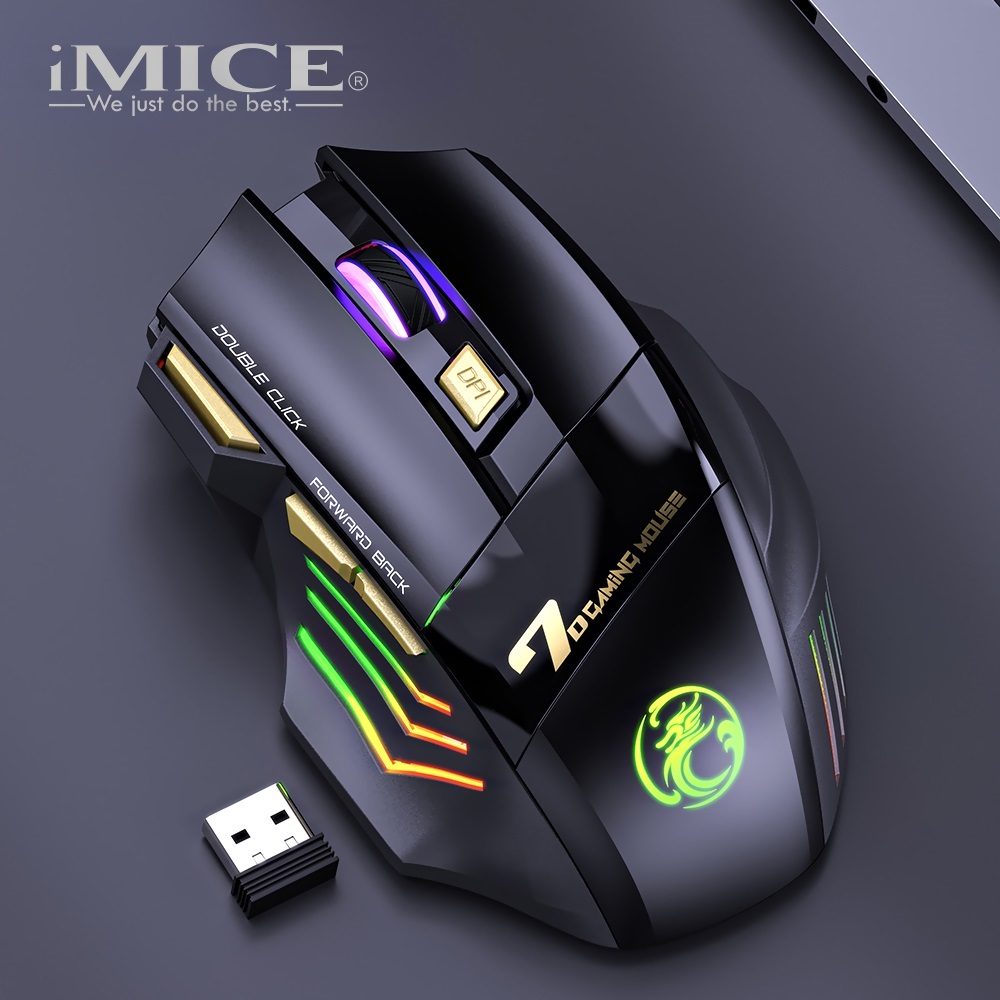 ماوس iMICE GW-X7 ضوئي لاسلكي للألعاب