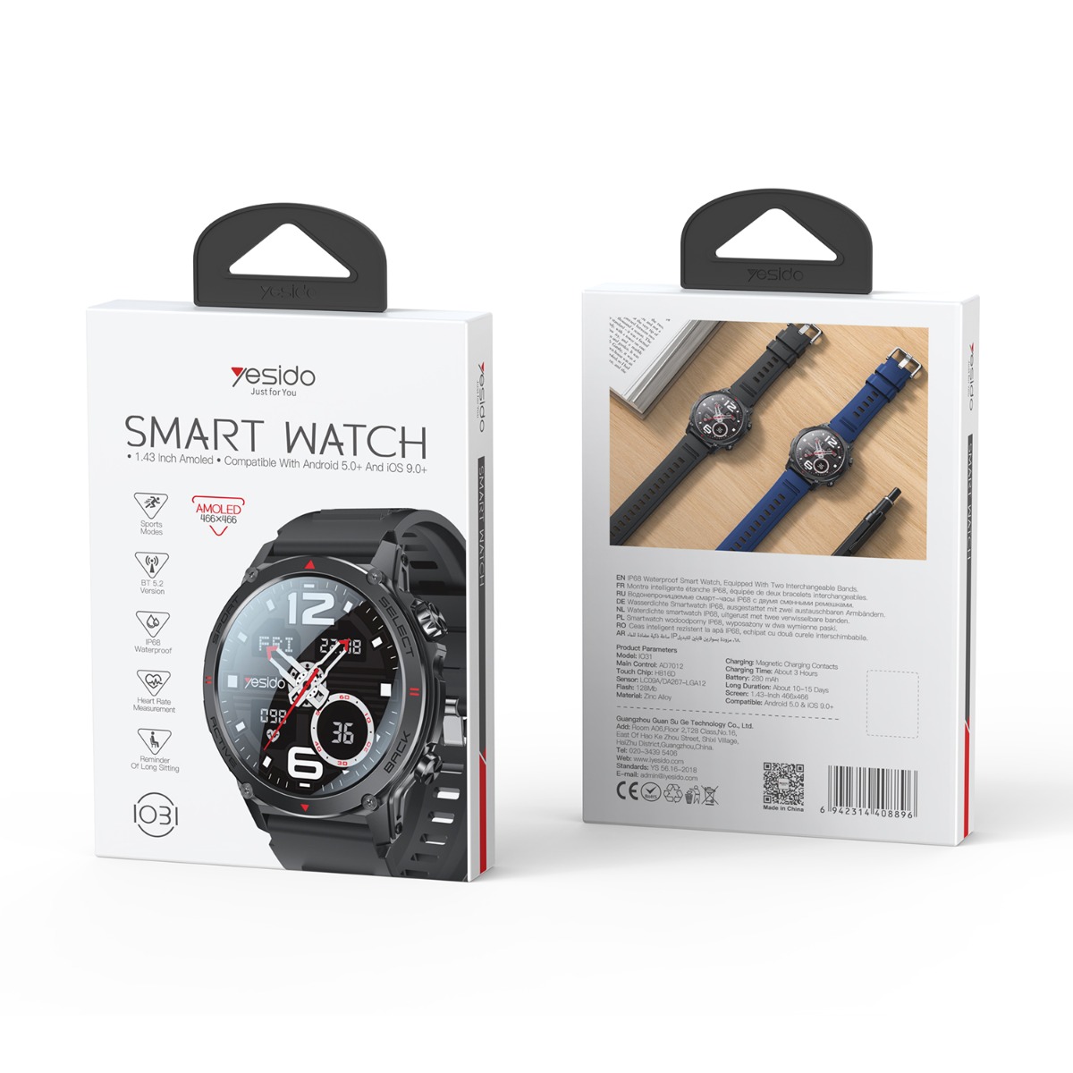 YESIDO IO31 Smart Watch