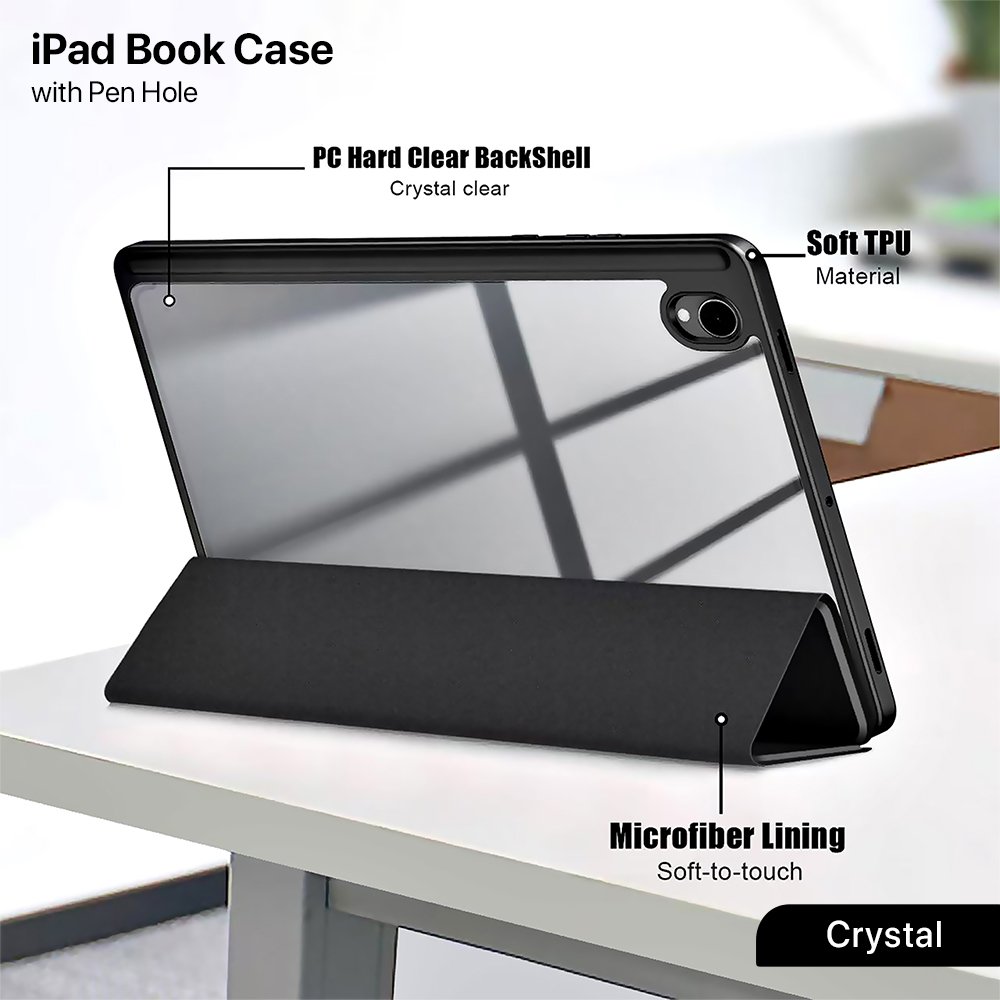 iPad Crystal Book Case with Pen Hole