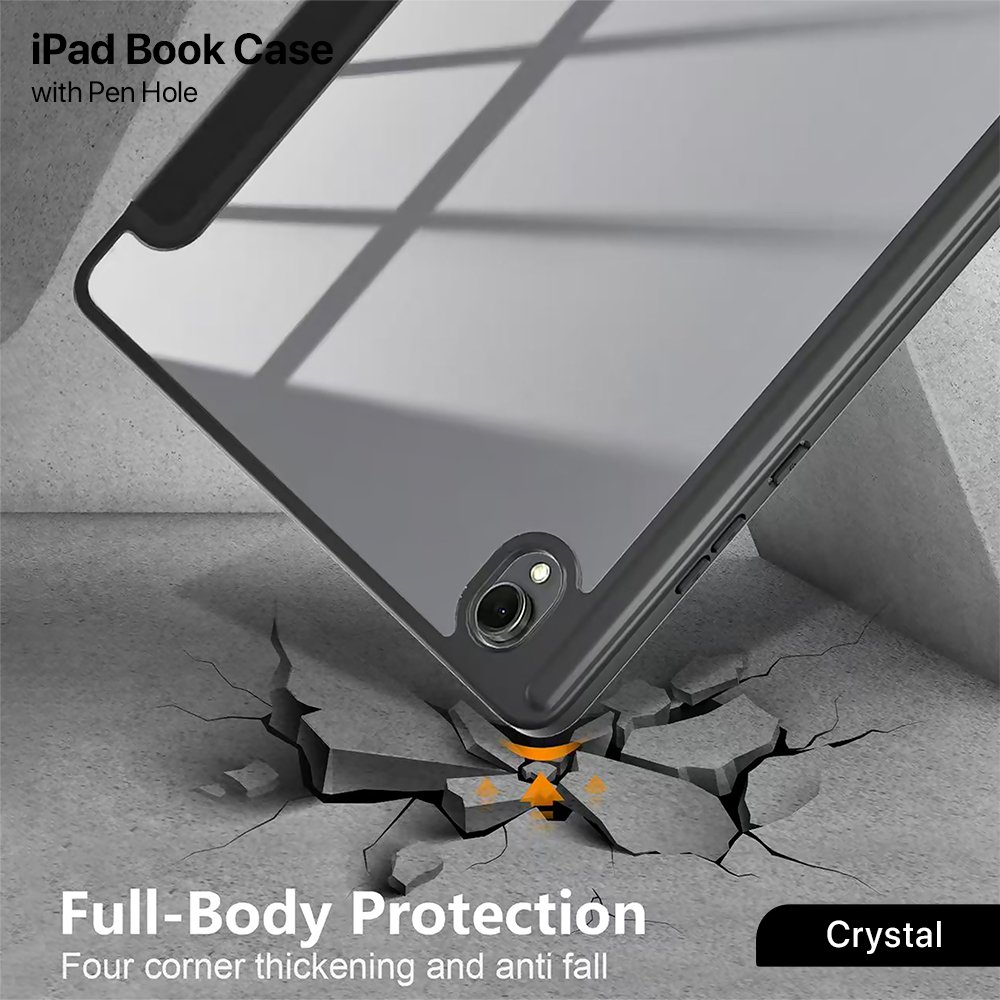 iPad Crystal Book Case with Pen Hole