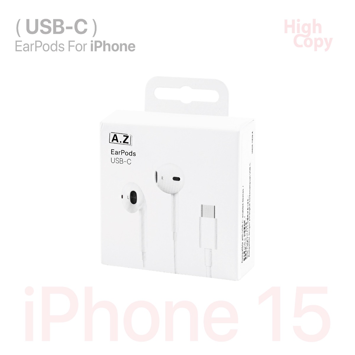 USB-C iPhone Earphones with Logo