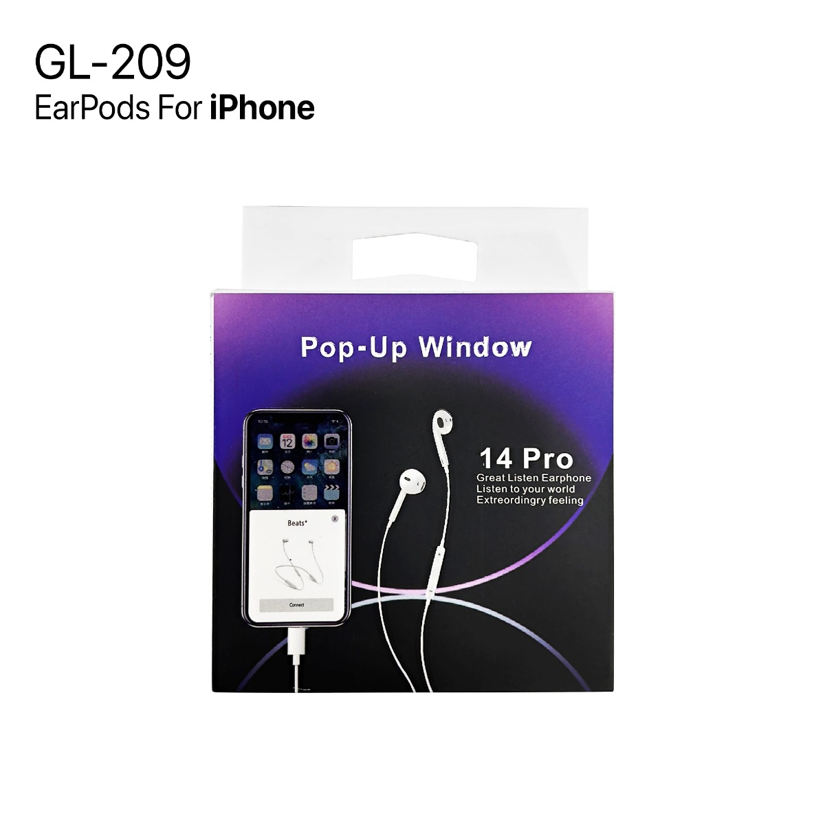 سماعة أذن آيفون GL-209 7G بلوتوث