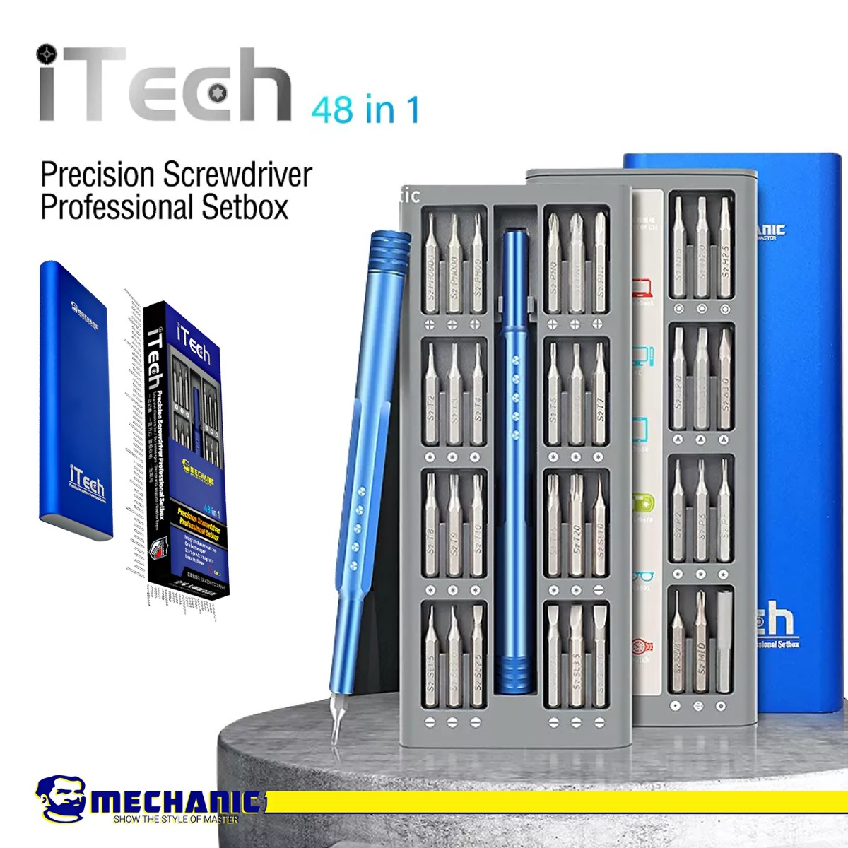 MECHANIC iTech 48 in 1 Screwdriver Set