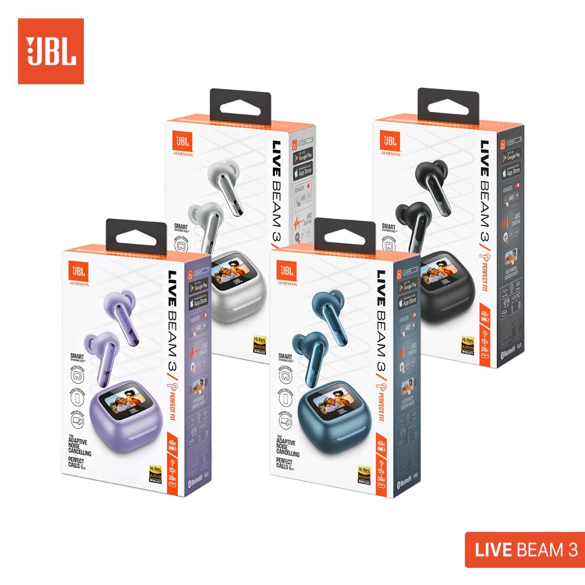 سماعة أذن JBL Live Beam 3 بلوتوث