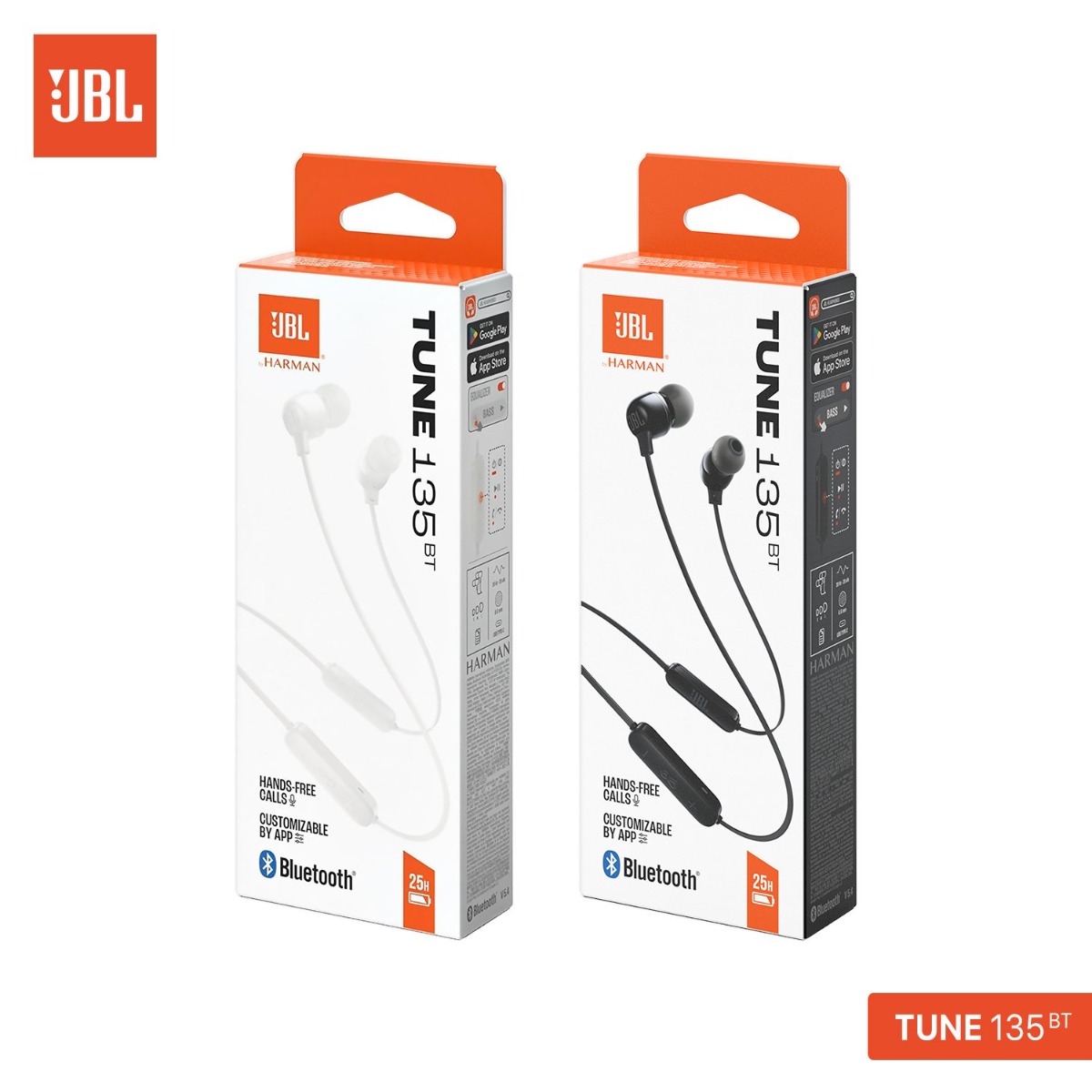 سماعة أذن JBL TUNE 135BT بلوتوث للرقبة