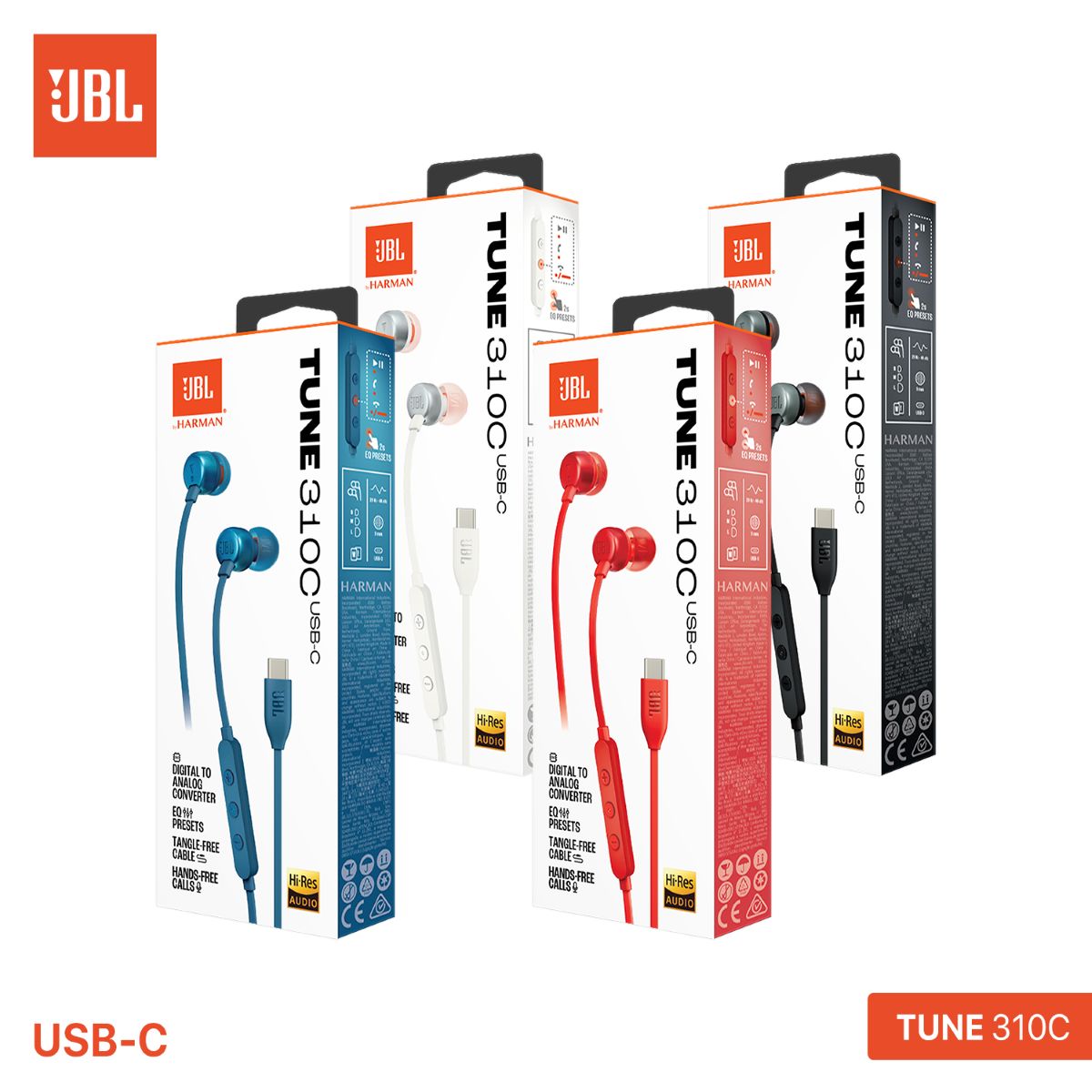 سماعة أذن JBL TUNE 310C