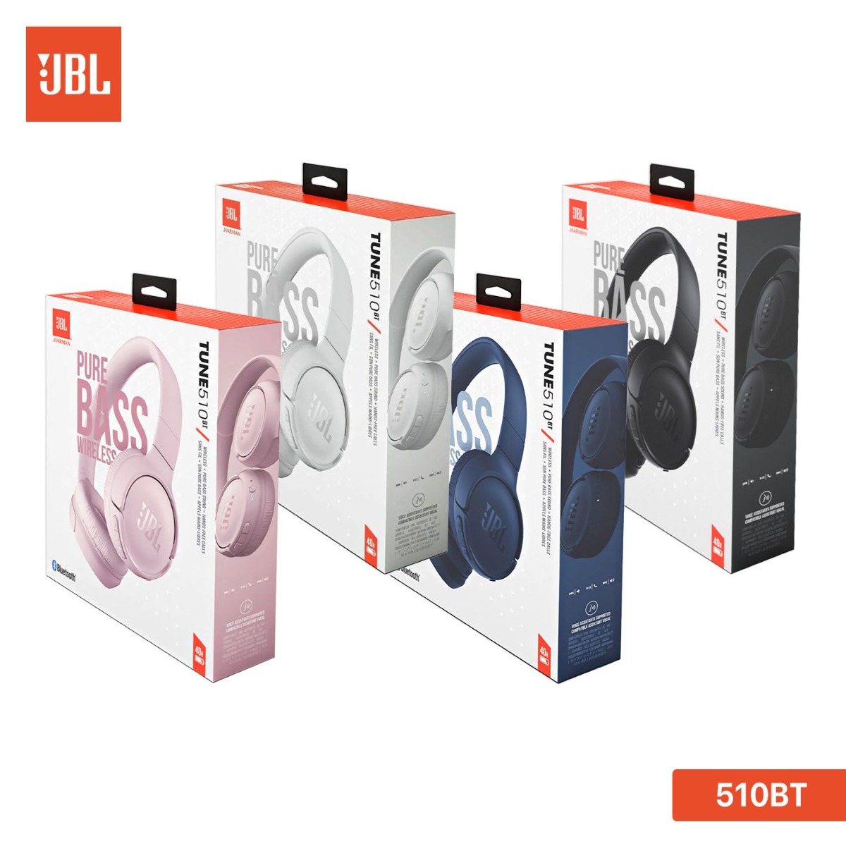 JBL TUNE 510BT Bluetooth Headphone