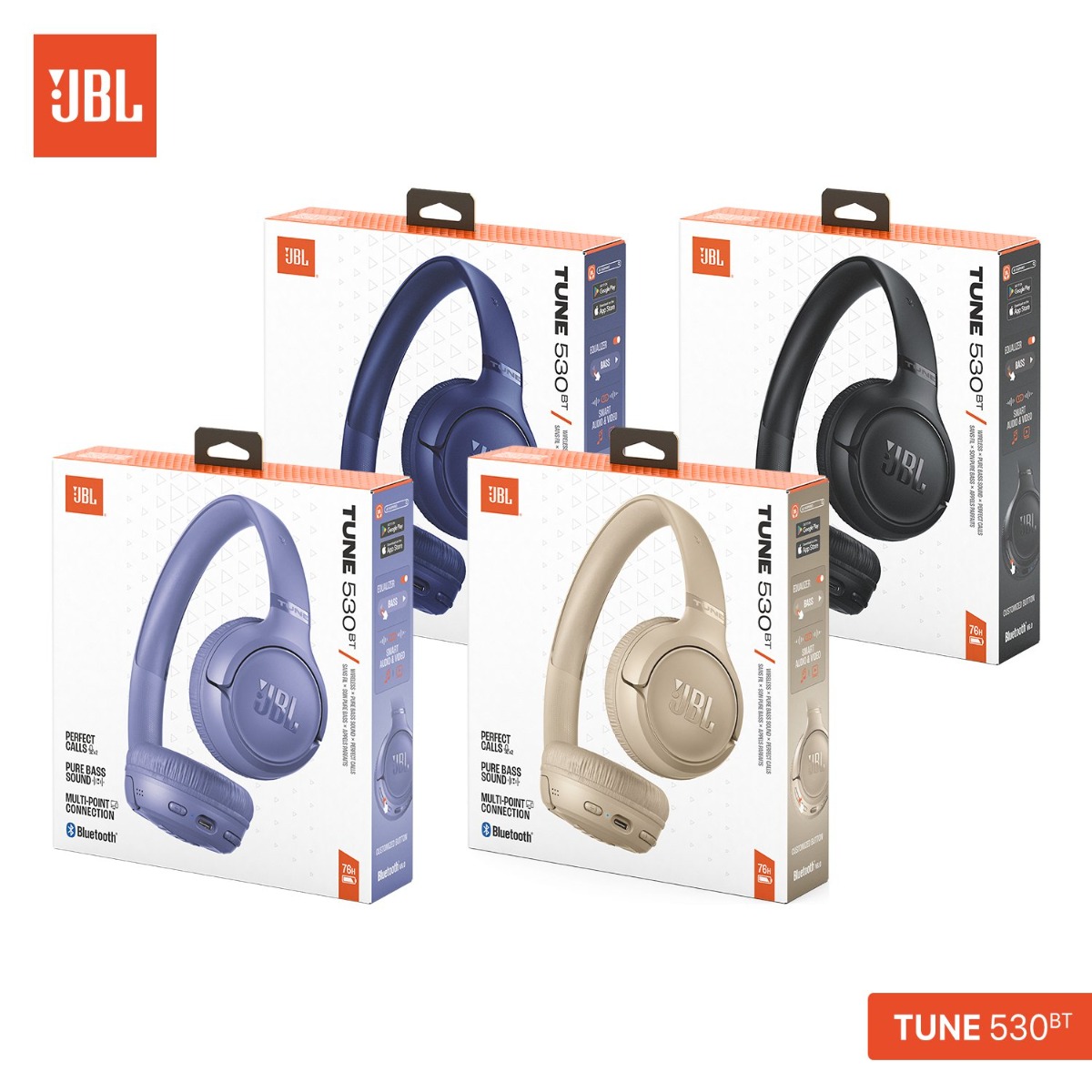 سماعة الرأس JBL TUNE 530BT بلوتوث