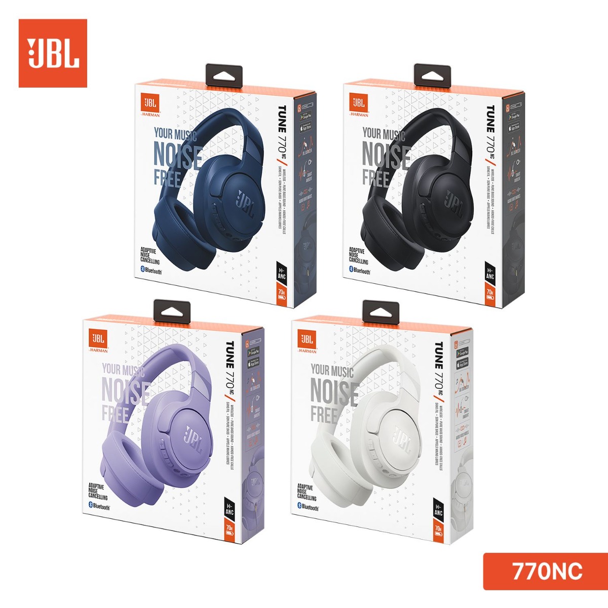 سماعة الرأس JBL TUNE 770NC بلوتوث