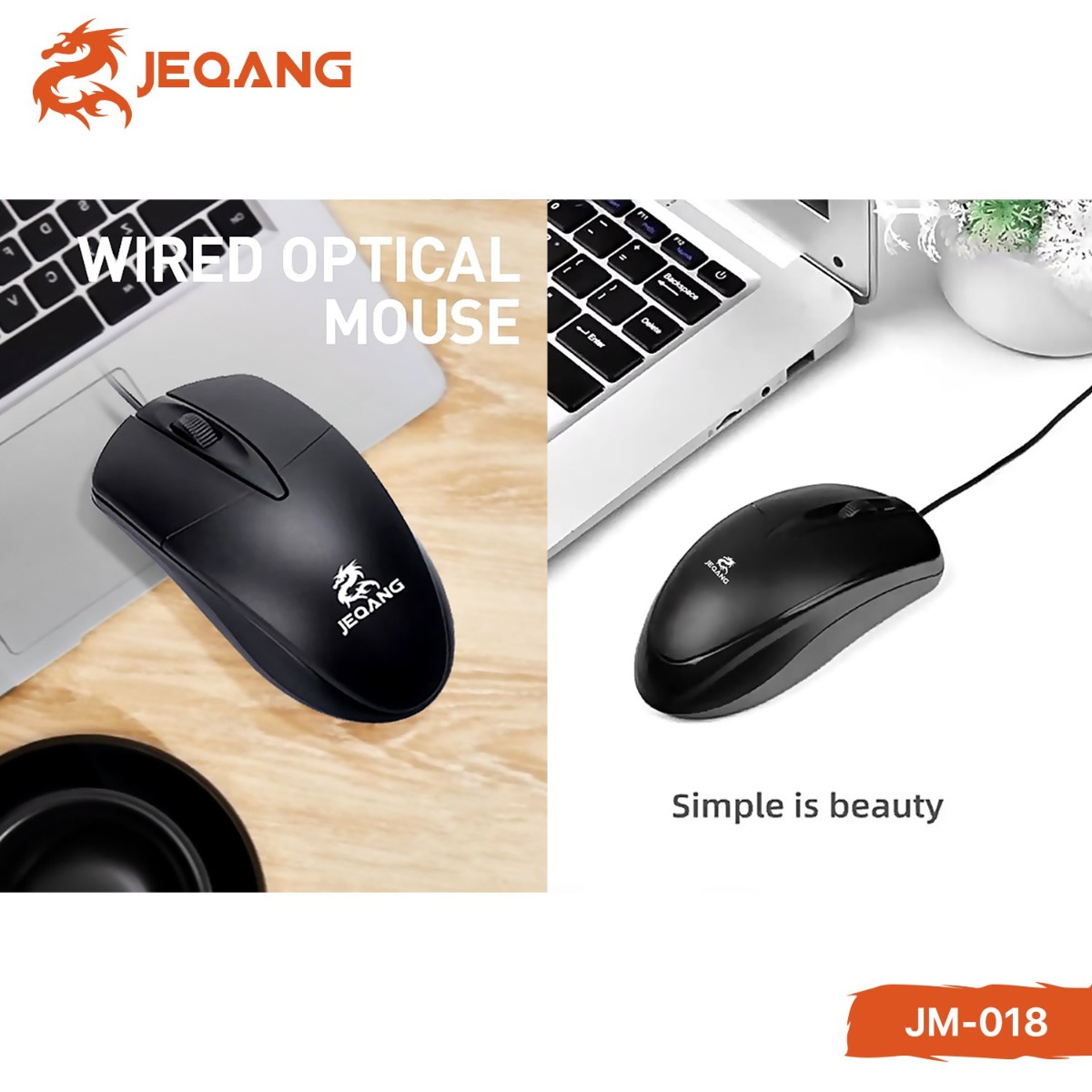 JEQANG JM-018 Wired Mouse