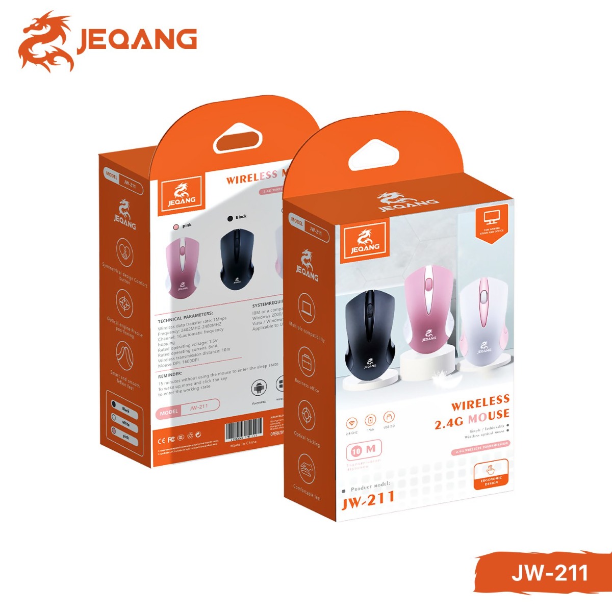 JEQANG JW-211 Wireless Mouse