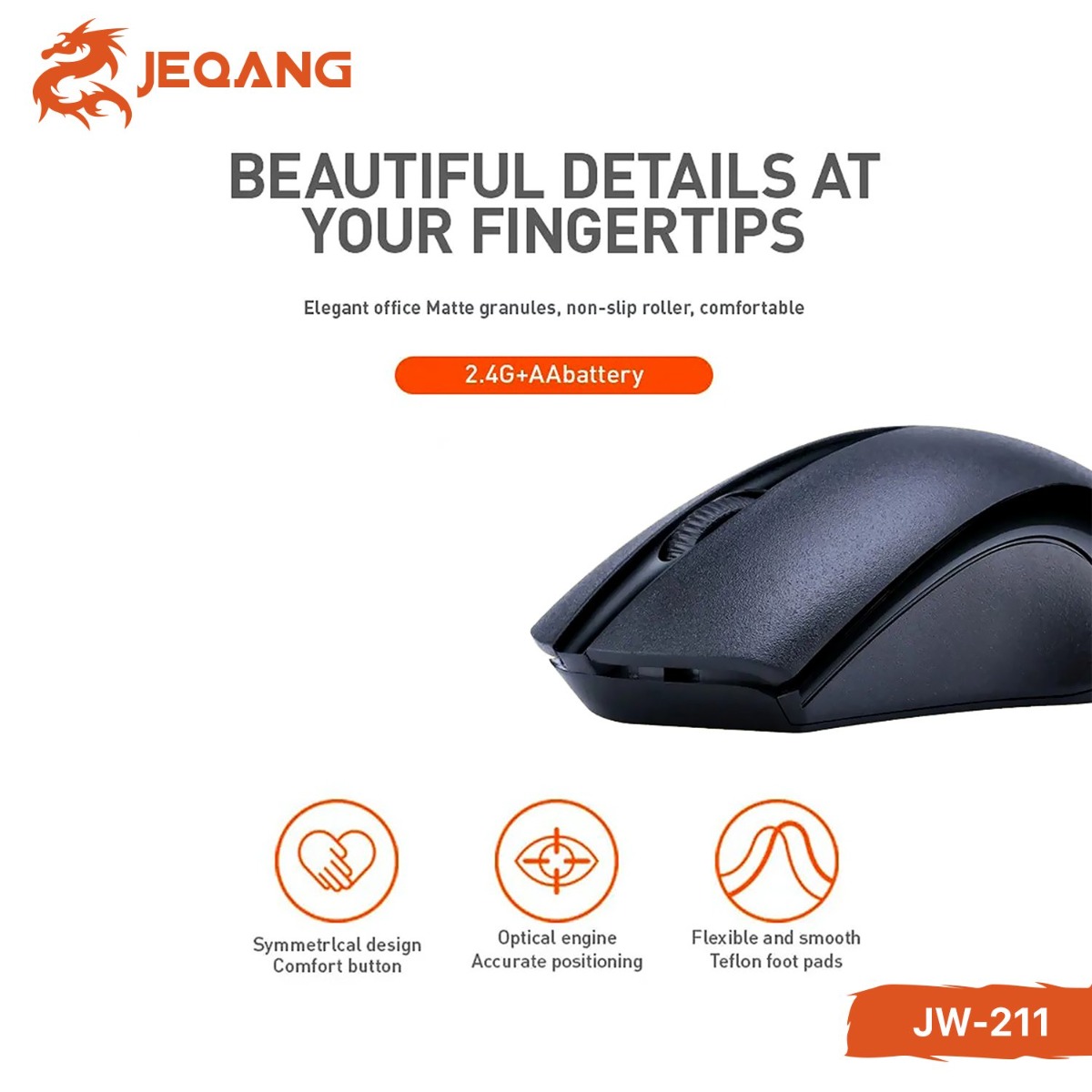 JEQANG JW-211 Wireless Mouse