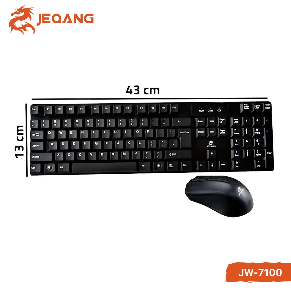 كيبورد وماوس JEQANG JW-7100 لاسلكي