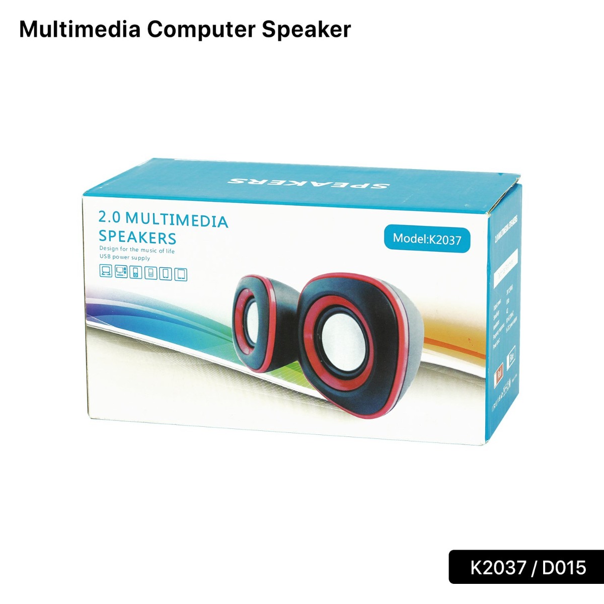 K2037 / D-015 Multimedia Speaker