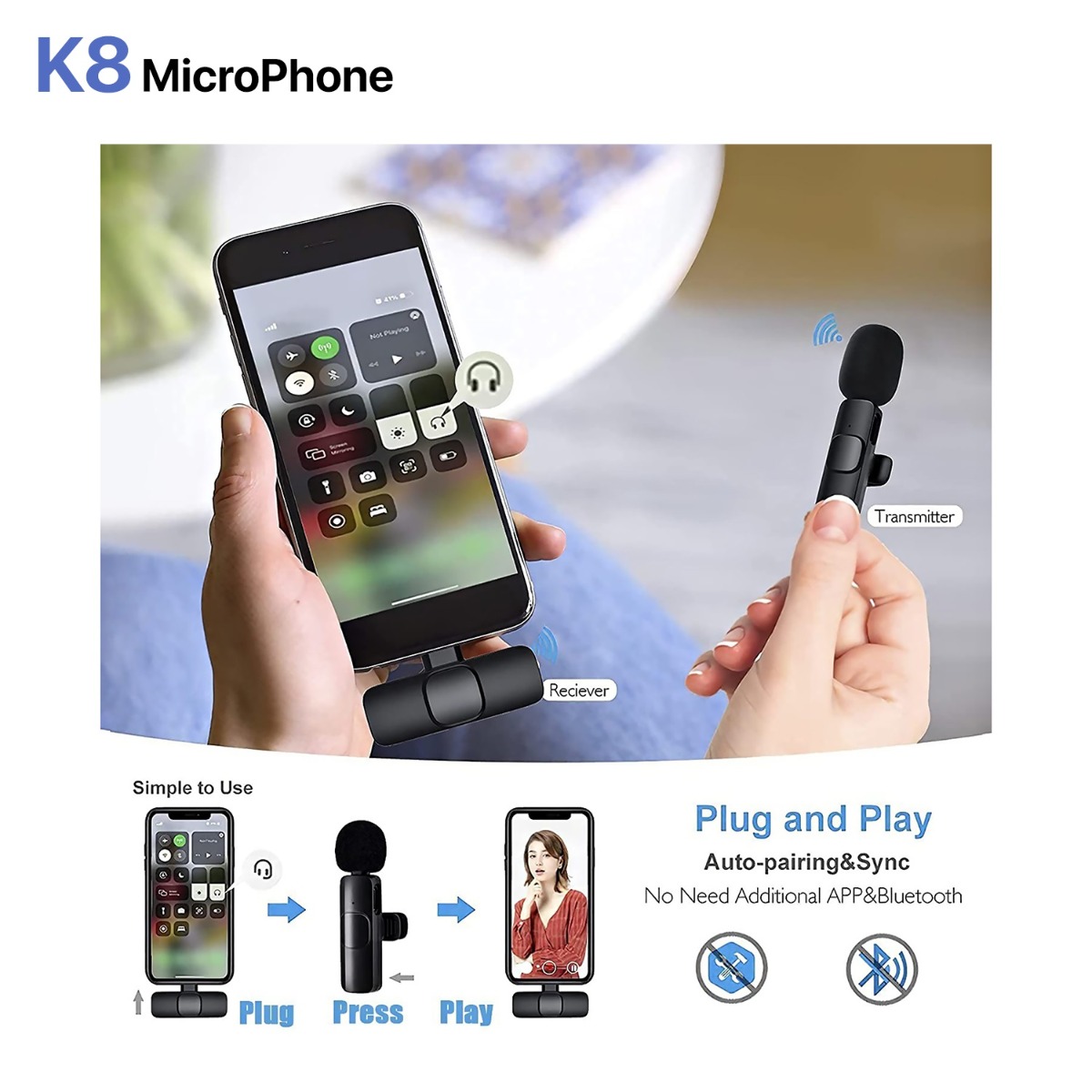 K8 Type-C Microphone
