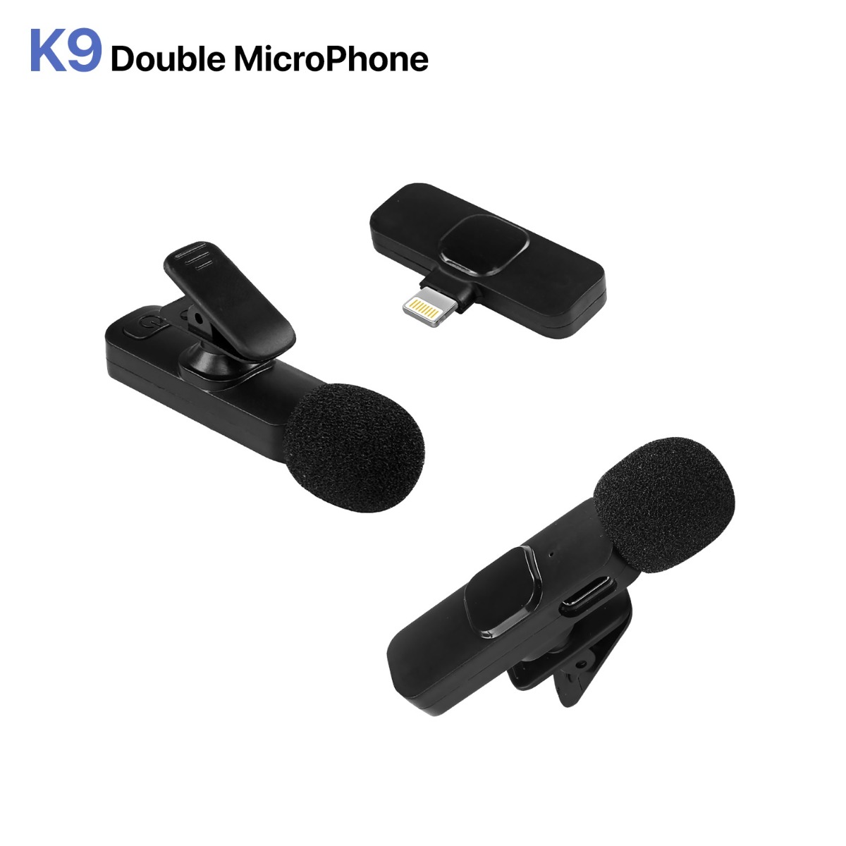 K9 Lightning Double Microphone For iPhone