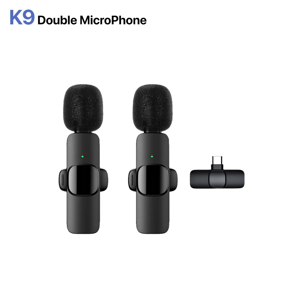 ميكروفون K9 Type-C مزدوج
