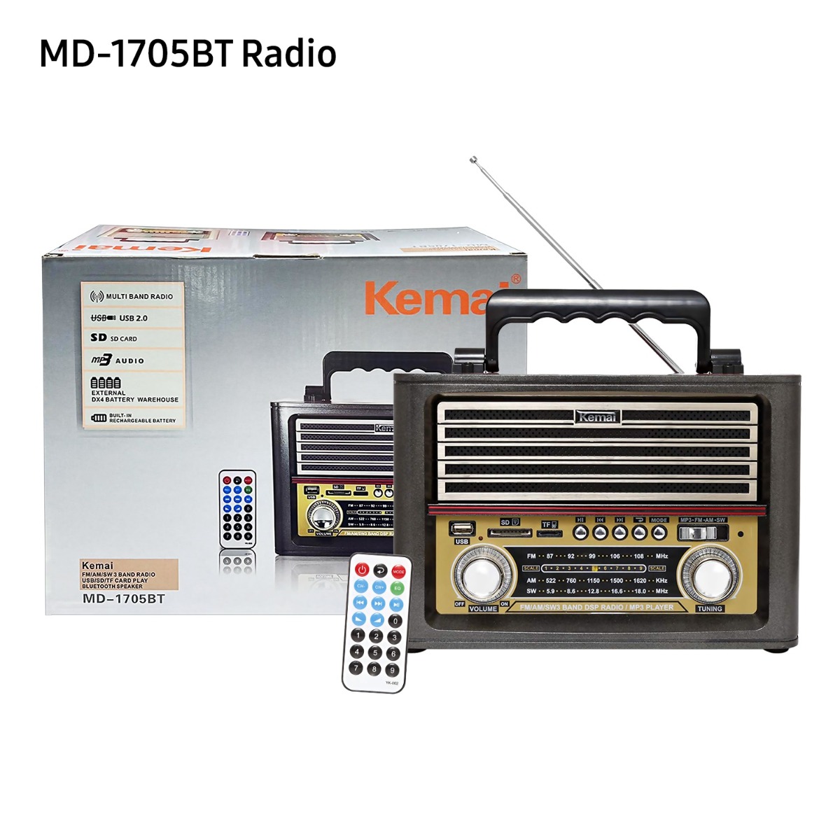 Kemai MD-1705BT Radio