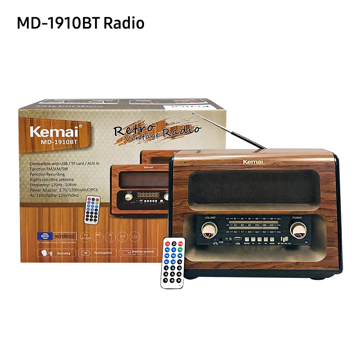 Kemai MD-1910BT Radio