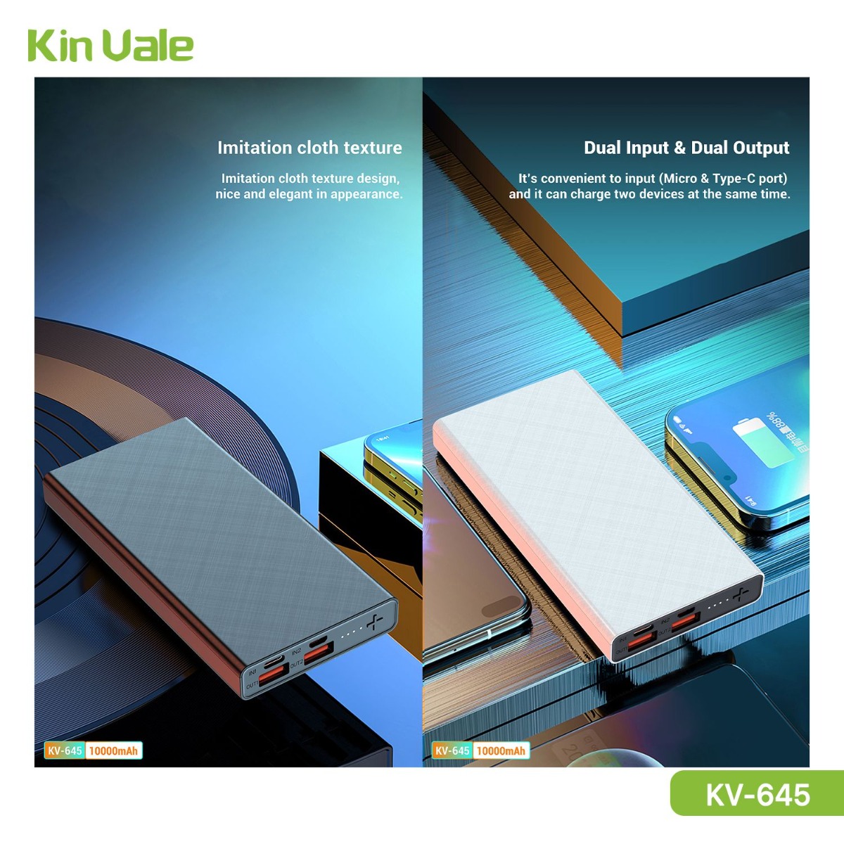 KinVale KV-645 10000mAh Power Bank