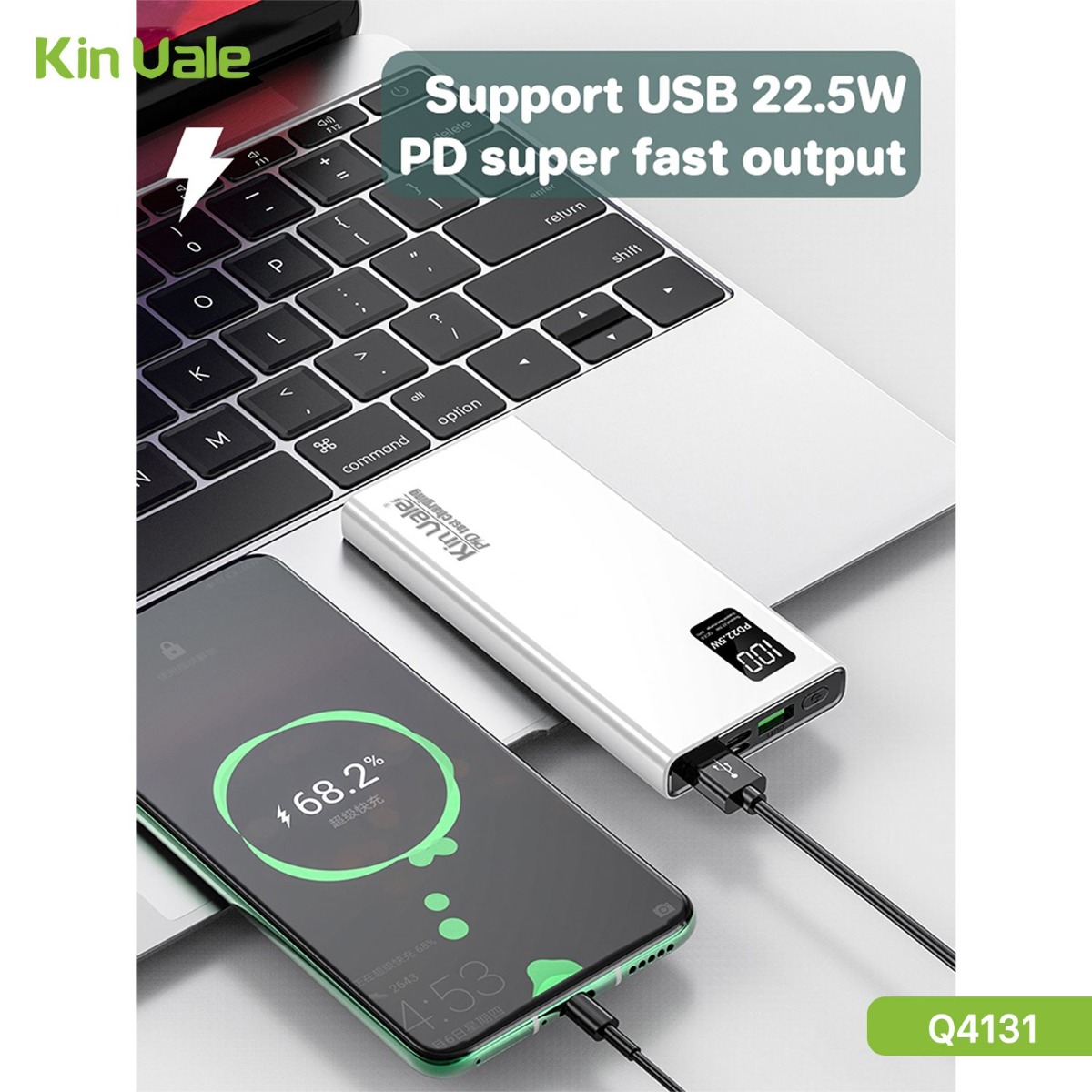 KinVale Q4131 10000mAh PD Power Bank