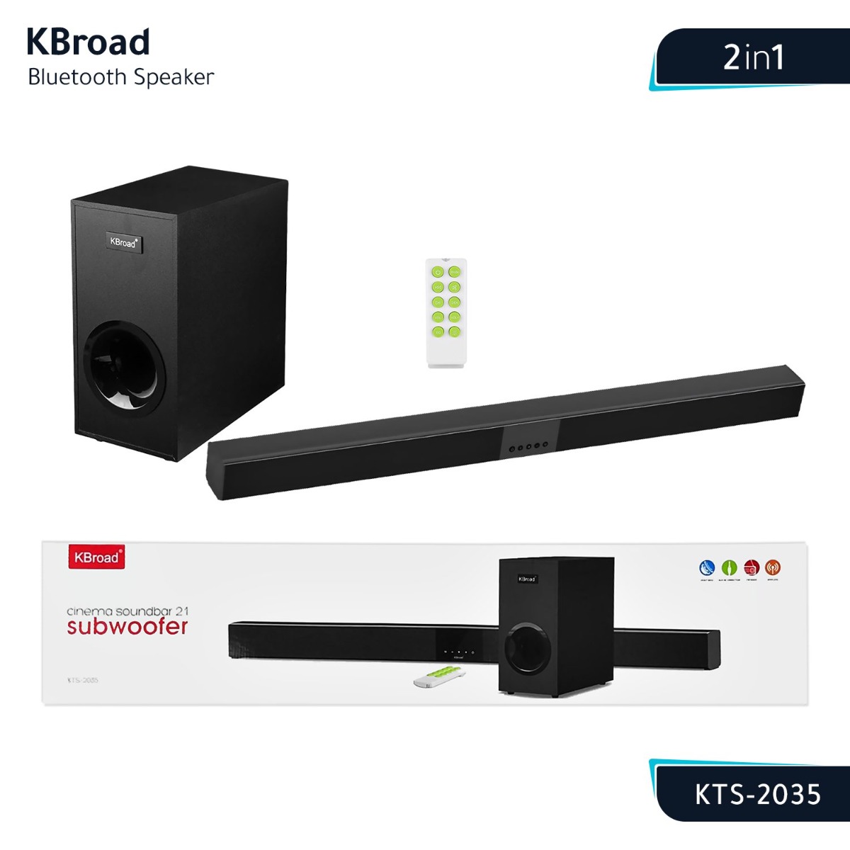 KBroad KTS-2035 Bluetooth Soundbar & Speaker