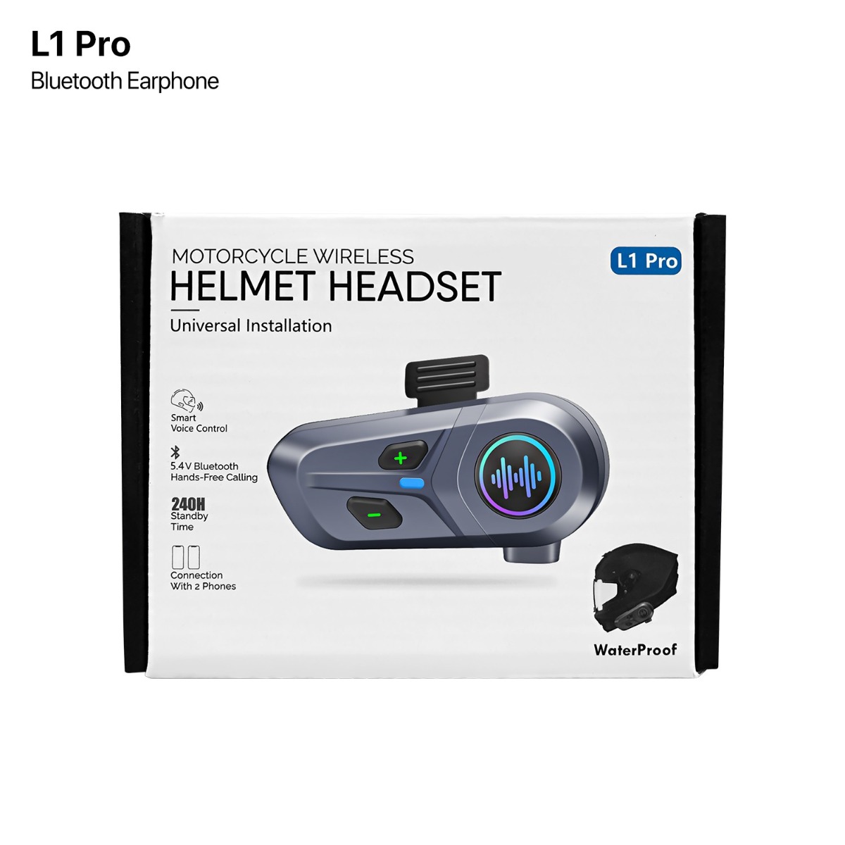 L1 Pro Bike Helmet Bluetooth Earphone