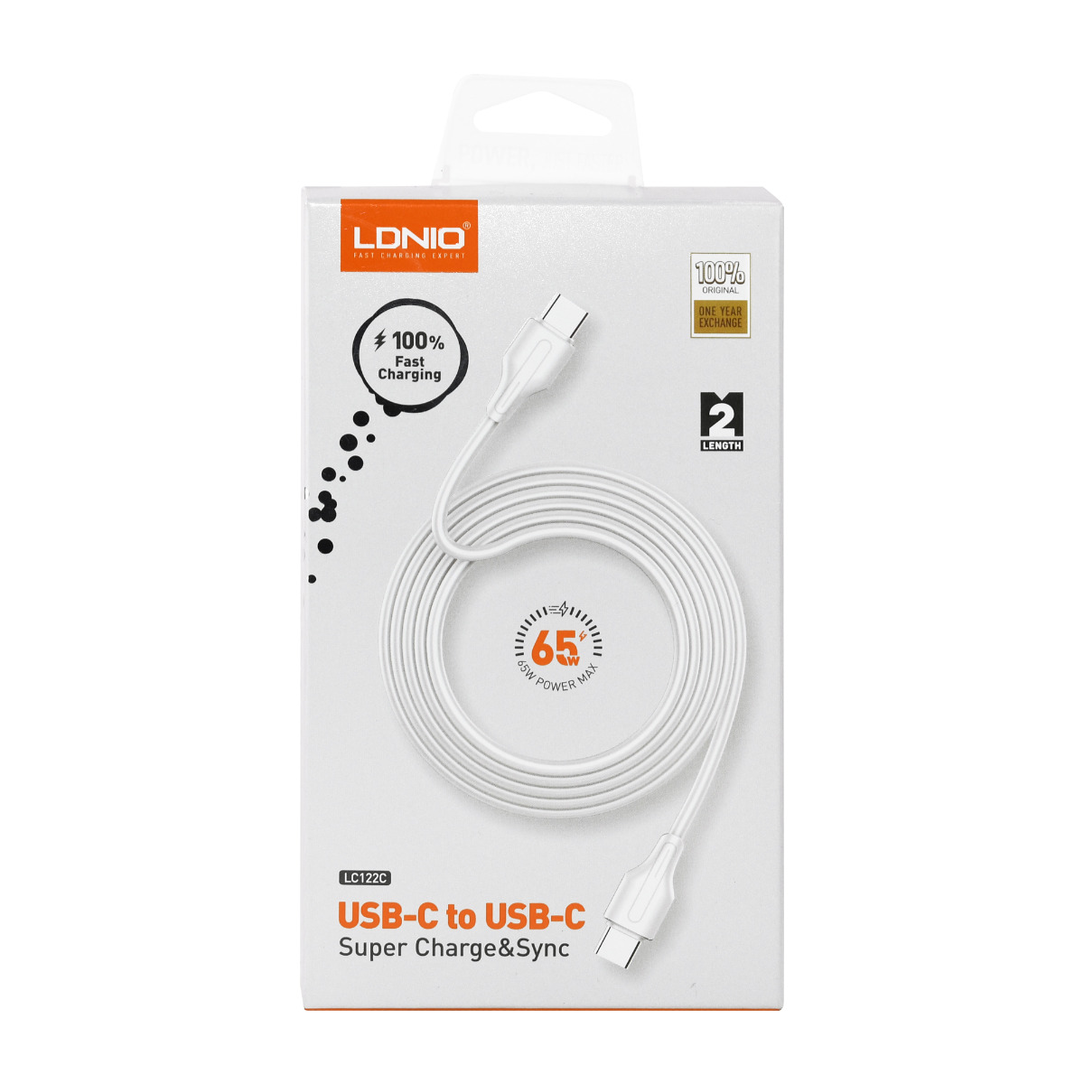LDNIO LC122C Type-C to Type-C ( LC122-C )