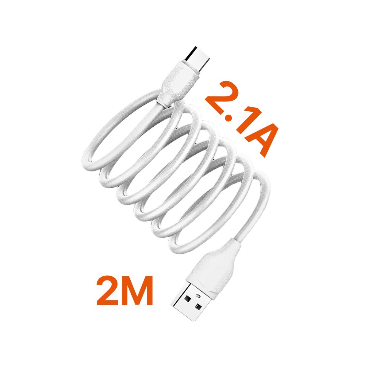 كيبل LDNIO LS-372 2.1A 2M