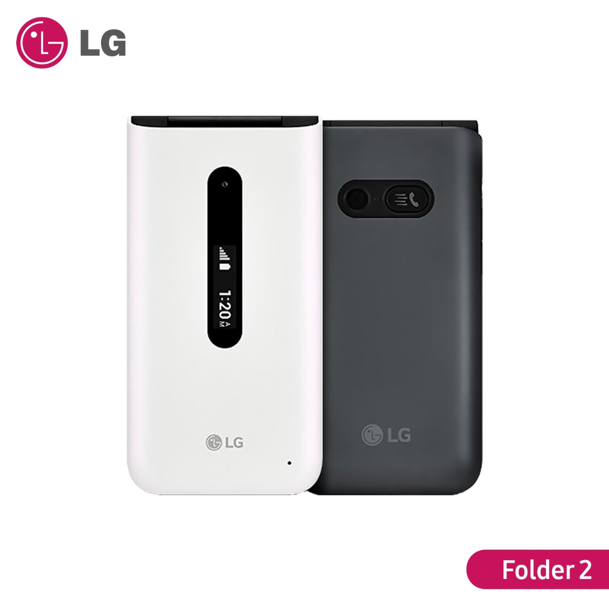 LG Folder 2 Mobile Phone - (8 + 1GB | 4G)