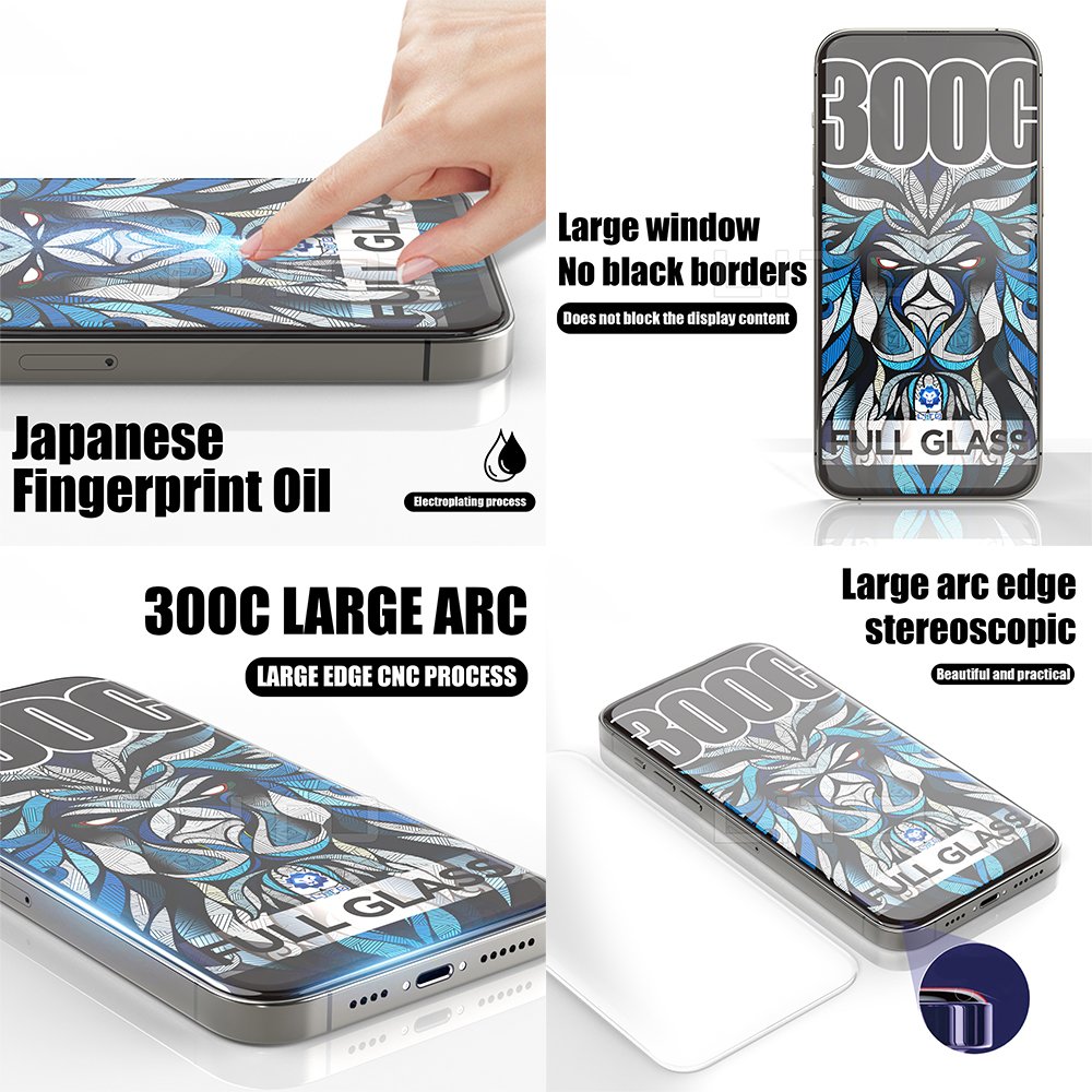 حماية شاشة زجاج LITO D+ Max 300C Clear لأجهزة آيفون