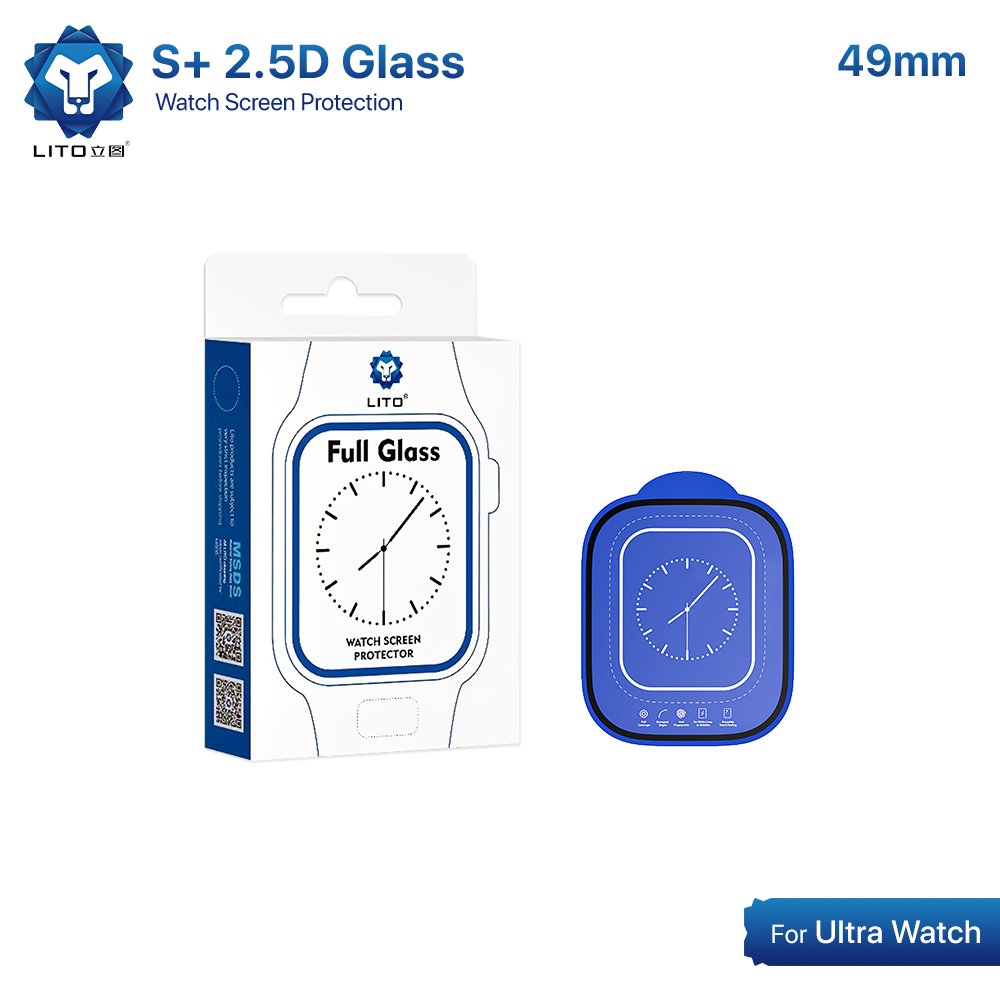LITO S+ 2.5D Glass Ultra Watch Screen Protection - 49mm