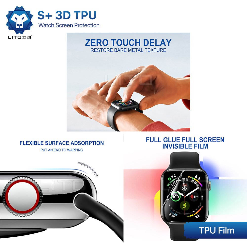 LITO S+ 3D TPU Film Watch Screen Protection