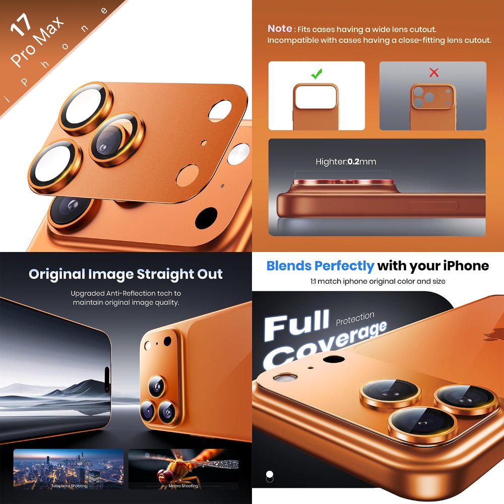 ROYAL Camera Lens Protector For iPhone - 1 Piece