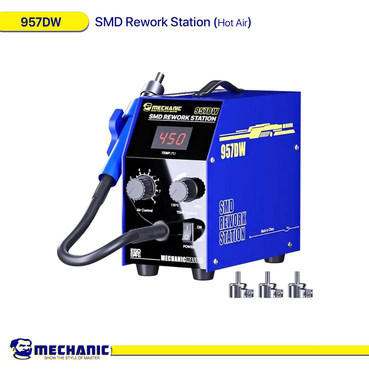 MECHANIC 957DW SMD Rework Station - (Hot Air)
