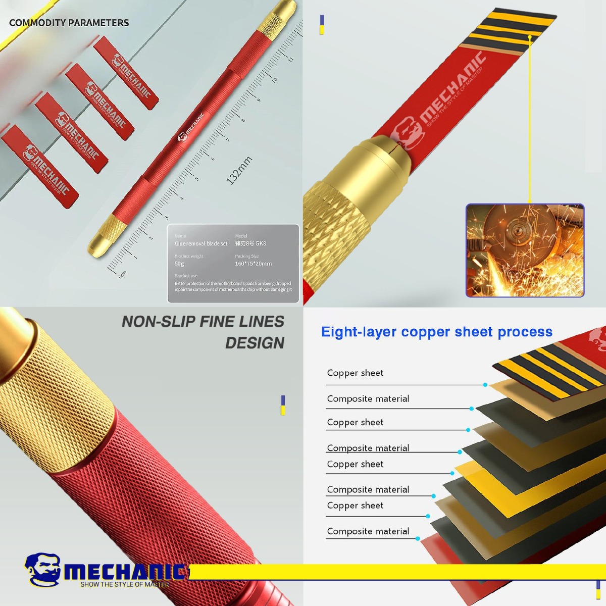 MECHANIC GK8 Blades Set